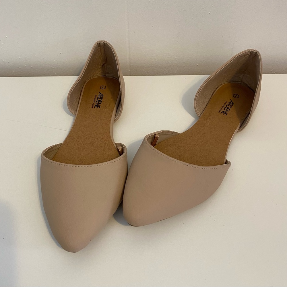Adore Women's Beige D'Orsay Flats